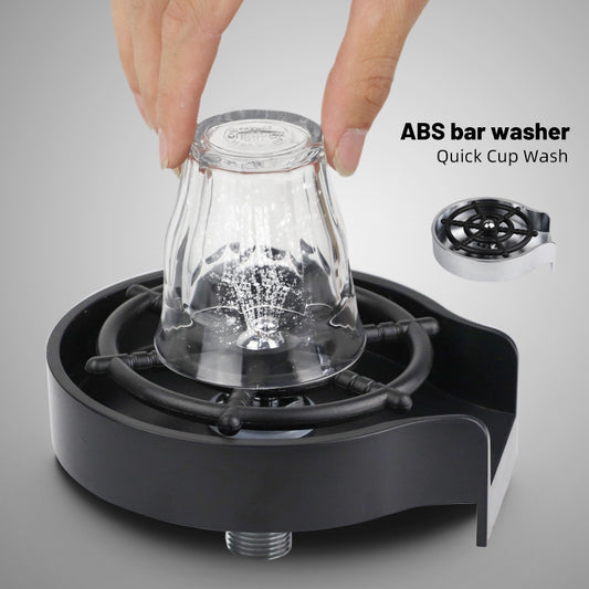 Bar Counter Cup Washer Sink High-pressure Spray Automatic Faucet Coffee Pitcher