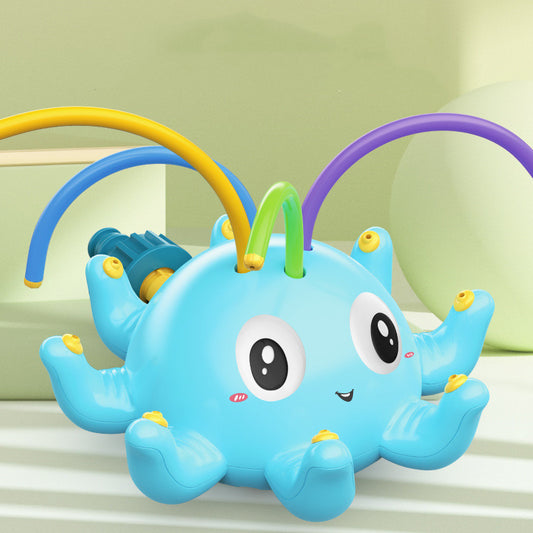Children's Baby Outdoor Play Water With Automatic Water Spray Octopus
